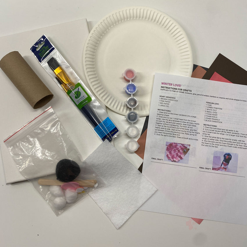 Winter Love Keep'em Crafty Kit ~ Ages 6 & Under