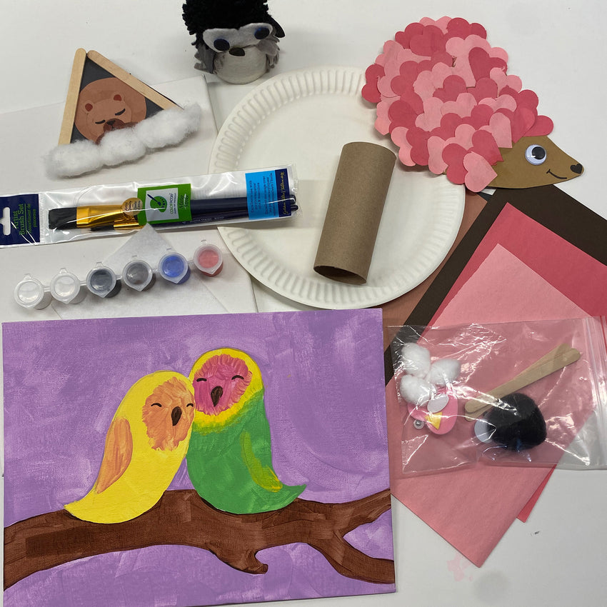 Winter Love Keep'em Crafty Kit ~ Ages 6 & Under