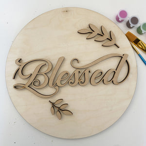 3D Sign Kit - Blessed - 12
