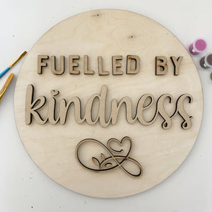 3D Sign Kit - Fuelled By Kindness - 12