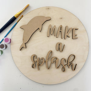 3D Sign Kit - Make a Splash - 12