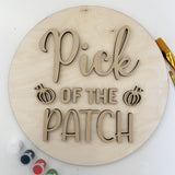 3D Sign Kit - Pick of the Patch - 12" Round