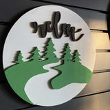 3D Sign Kit - Relax - 12" Round