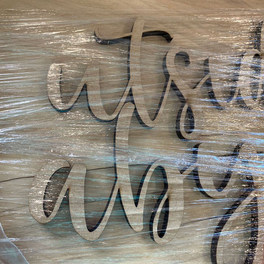 3D Sign Kit - Baby It's Cold Outside - 12" Round