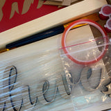 3D Sign Kit - Believe - 16" x 8"
