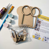 Bunny 3D Glasses Holder ~ Paint Kit