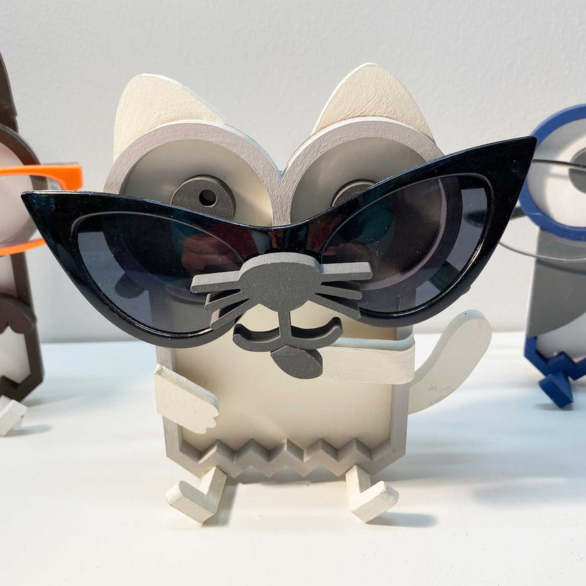 Cat 3D Glasses Holder ~ Paint Kit