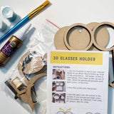 Deer 3D Glasses Holder ~ Paint Kit