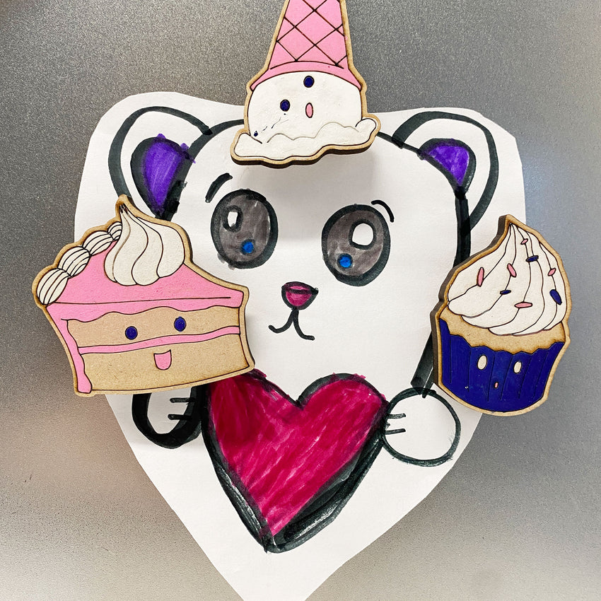 Dessert Magnets Paint Kit ~ Ages 4+