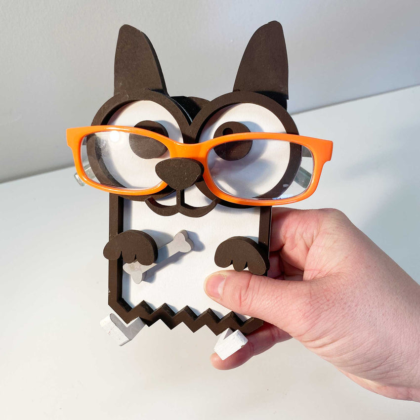 Dog 3D Glasses Holder ~ Paint Kit