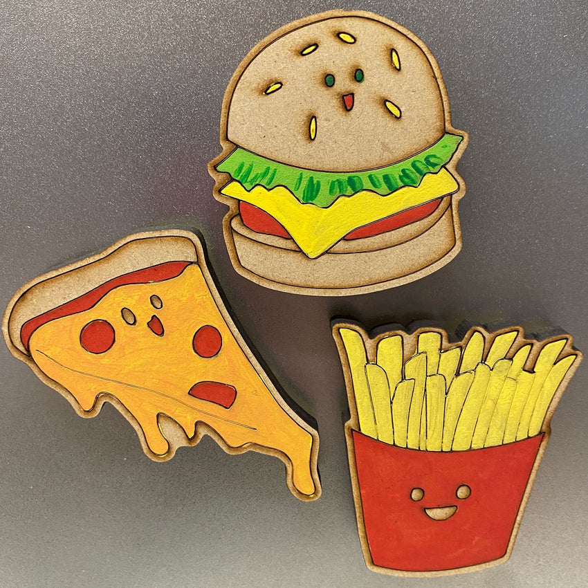 Fave Food Magnets Paint Kit ~ Ages 4+