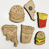 Fave Food Magnets Paint Kit ~ Ages 4+