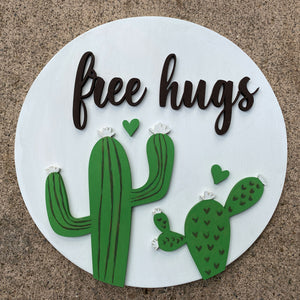 3D Sign Kit - Free Hugs - 12