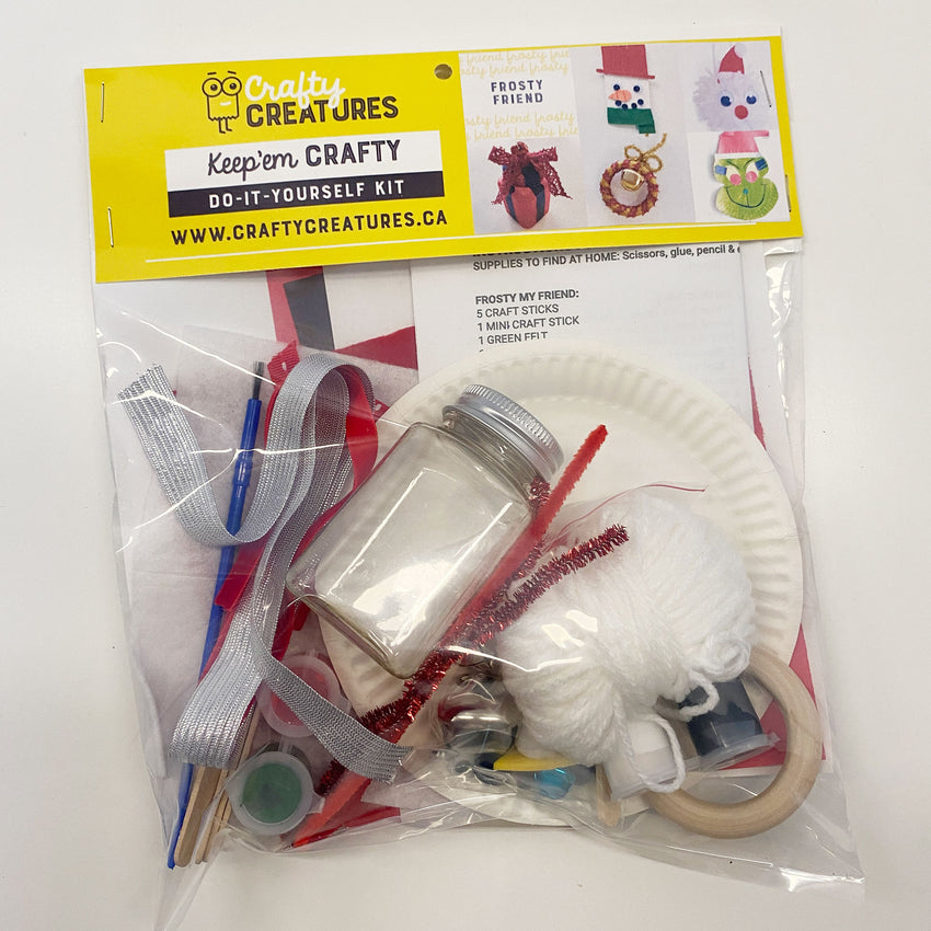 Frosty Friend Holiday Craft Kit ~ Ages 6+
