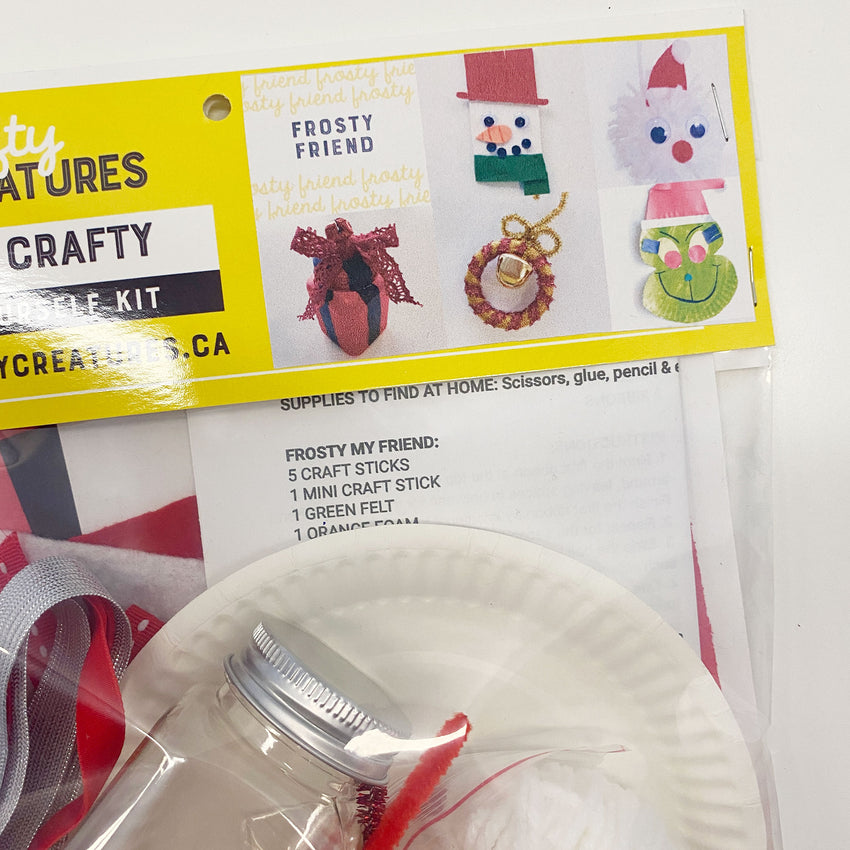 Frosty Friend Holiday Craft Kit ~ Ages 6+