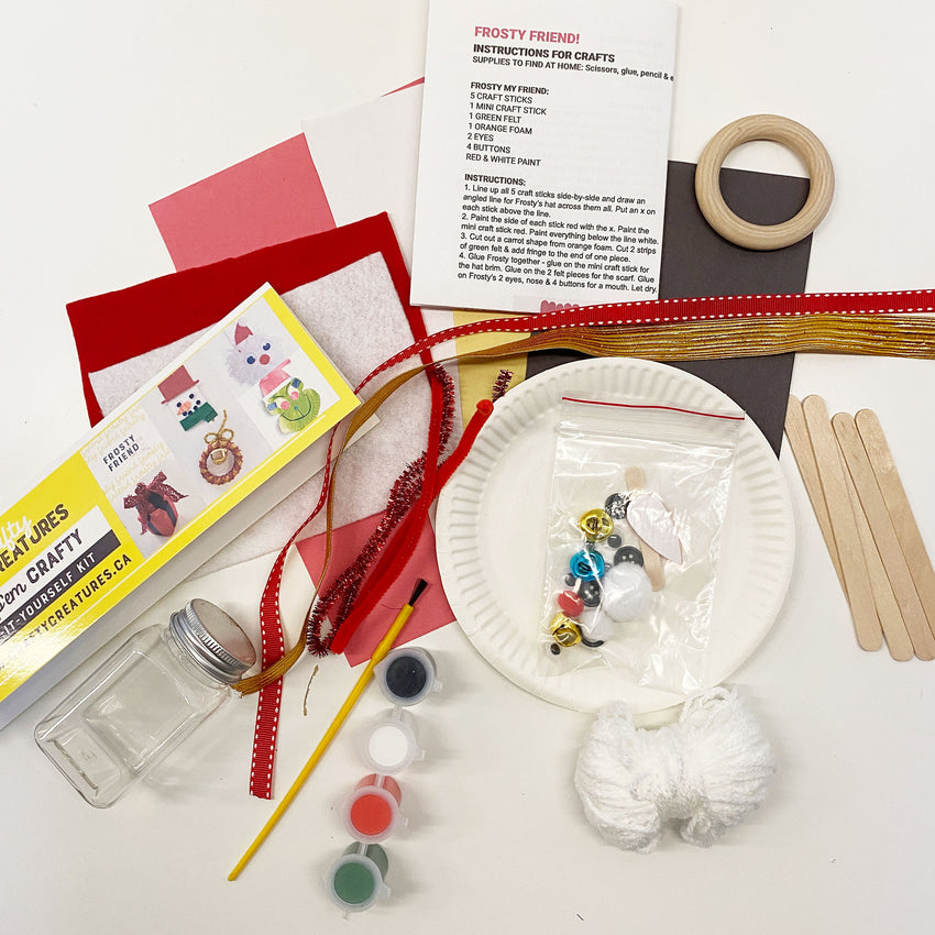 Frosty Friend Holiday Craft Kit ~ Ages 6+