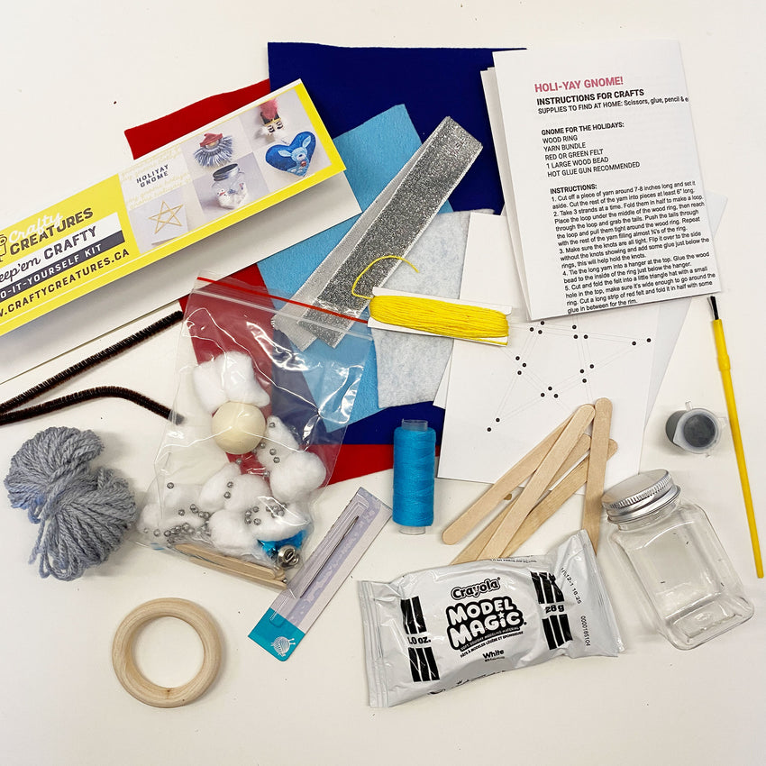 Holi-yay Gnome! Seasonal Craft Kit ~ Ages 9+