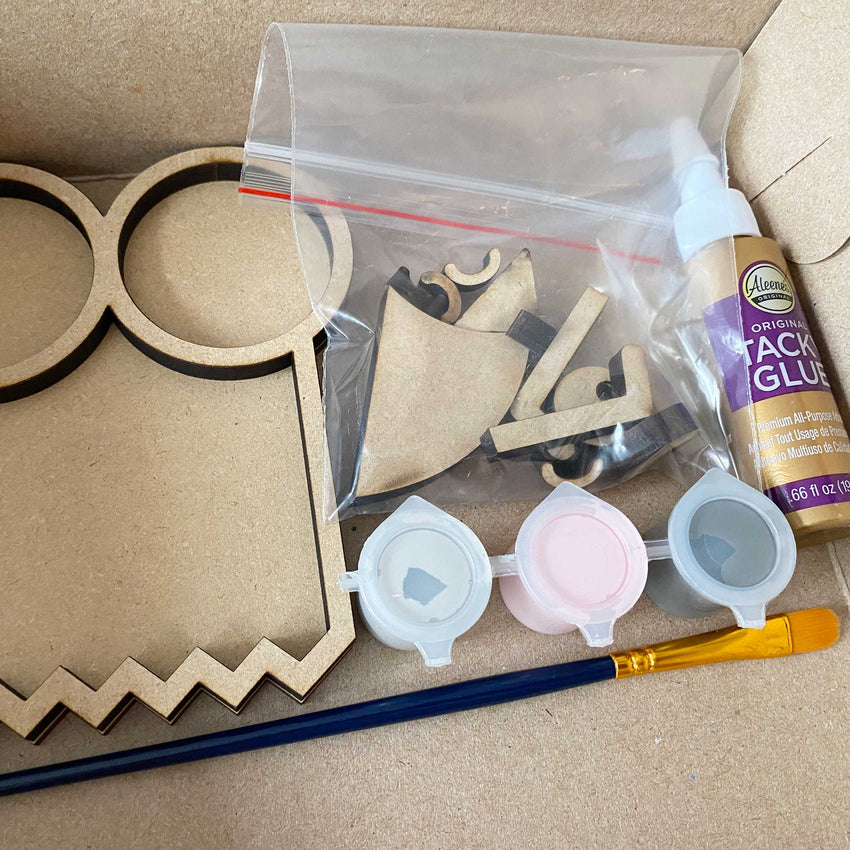 Owl 3D Glasses Holder ~ Paint Kit
