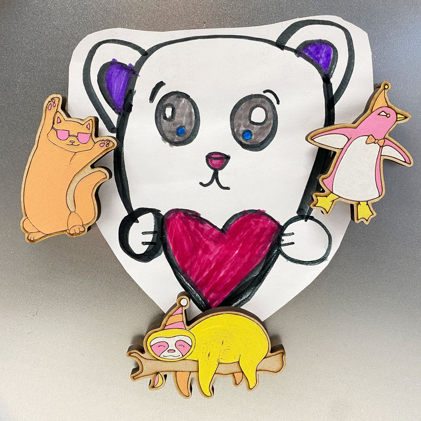 Party Animal Magnets Paint Kit ~ Ages 4+