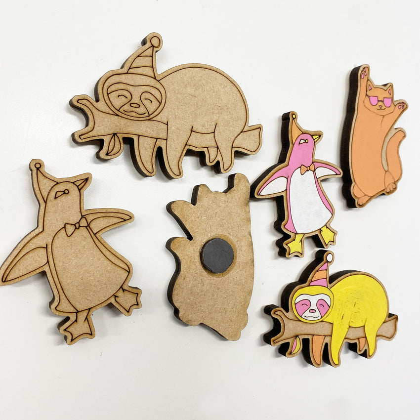 Party Animal Magnets Paint Kit ~ Ages 4+