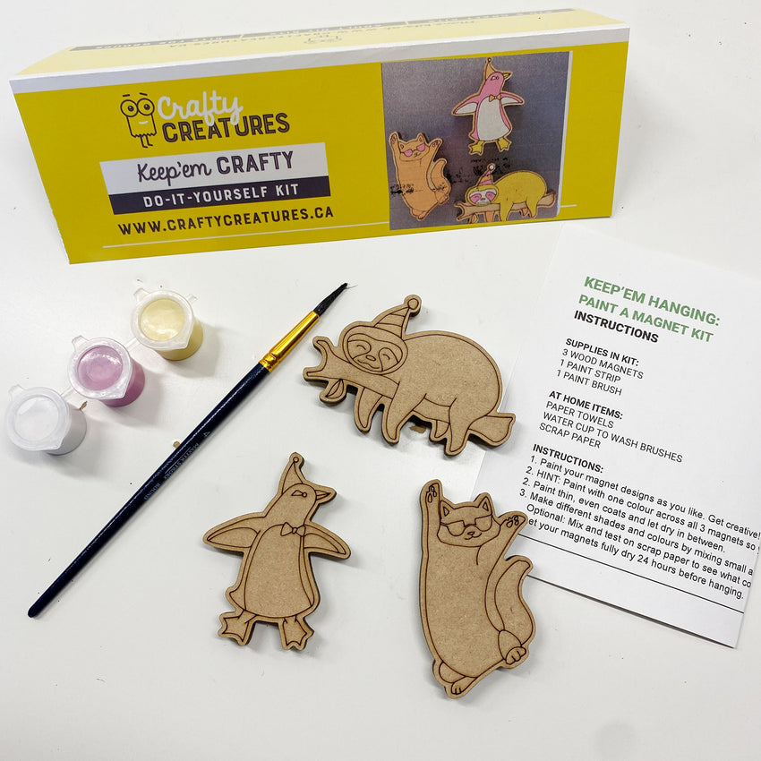 Party Animal Magnets Paint Kit ~ Ages 4+