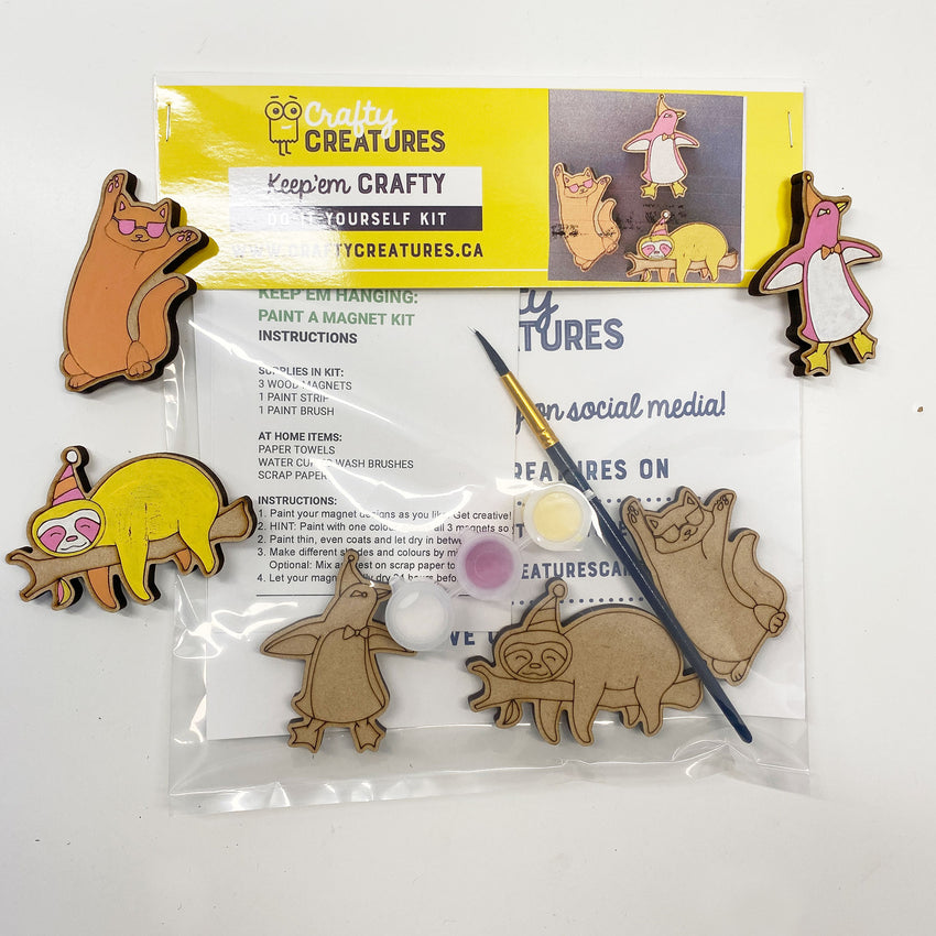 Party Animal Magnets Paint Kit ~ Ages 4+