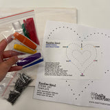 Rainbow Heart String Art