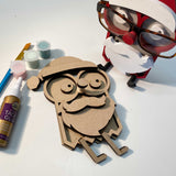 Santa 3D Glasses Holder ~ Paint Kit