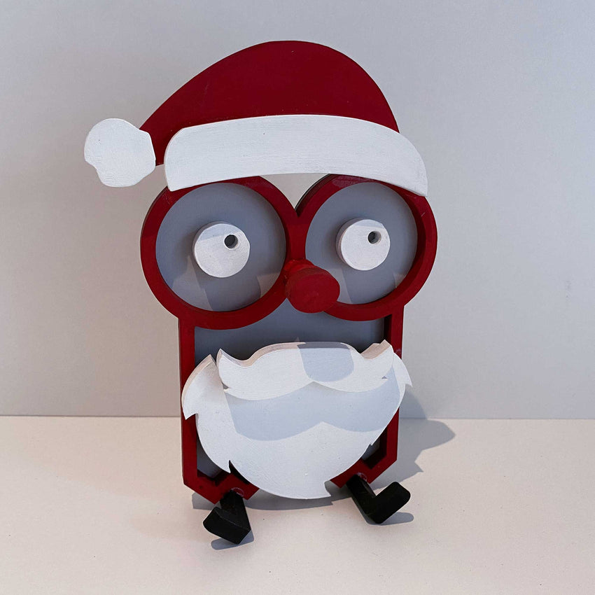 Santa 3D Glasses Holder ~ Paint Kit