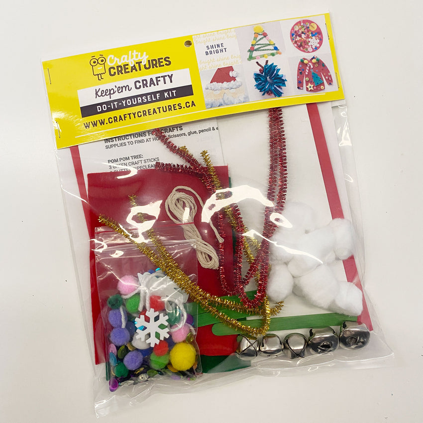 Shine Bright! Holiday Craft Kit ~ Ages 5 & Under