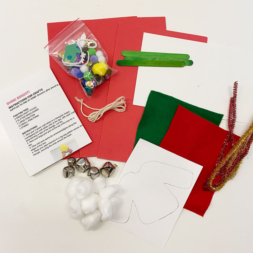 Shine Bright! Holiday Craft Kit ~ Ages 5 & Under