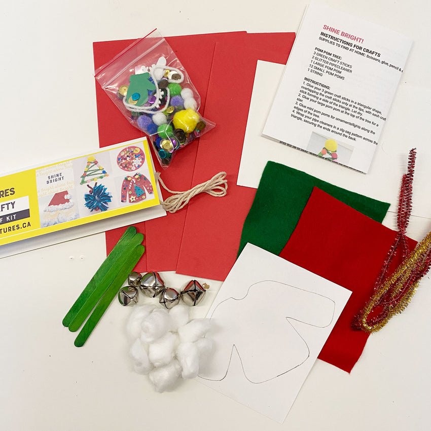 Shine Bright! Holiday Craft Kit ~ Ages 5 & Under