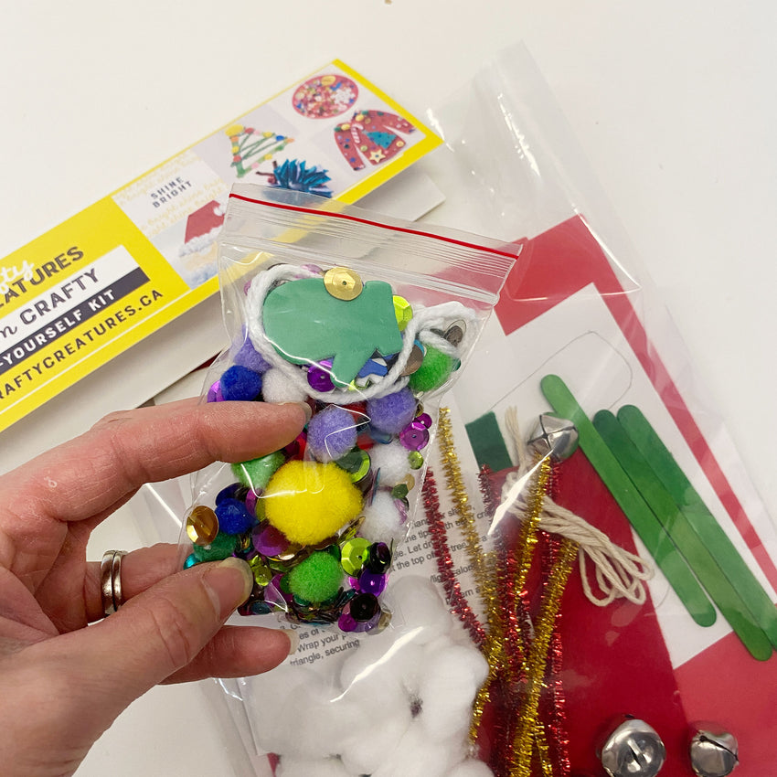 Shine Bright! Holiday Craft Kit ~ Ages 5 & Under