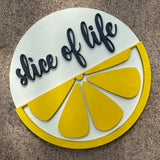 3D Sign Kit - Slice of Life - 12" Round
