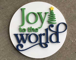 3D Sign Kit - Joy to the World - 12