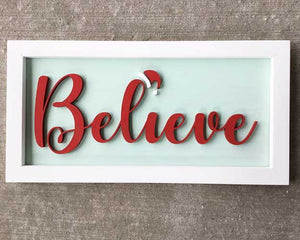 3D Sign Kit - Believe - 16