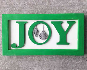 3D Sign Kit - JOY with Ornaments - 16