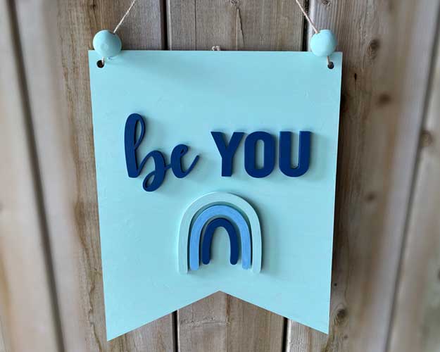 3D Pendant Craft Paint Kit - Be You