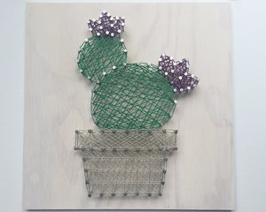 Cactus Plant String Art
