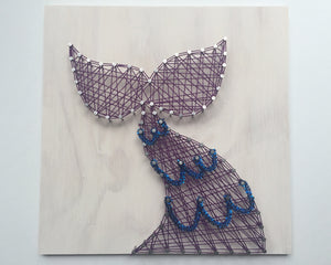 Mermaid Tail String Art