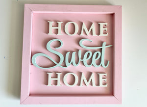 3D Sign Kit - Home Sweet Home - 12