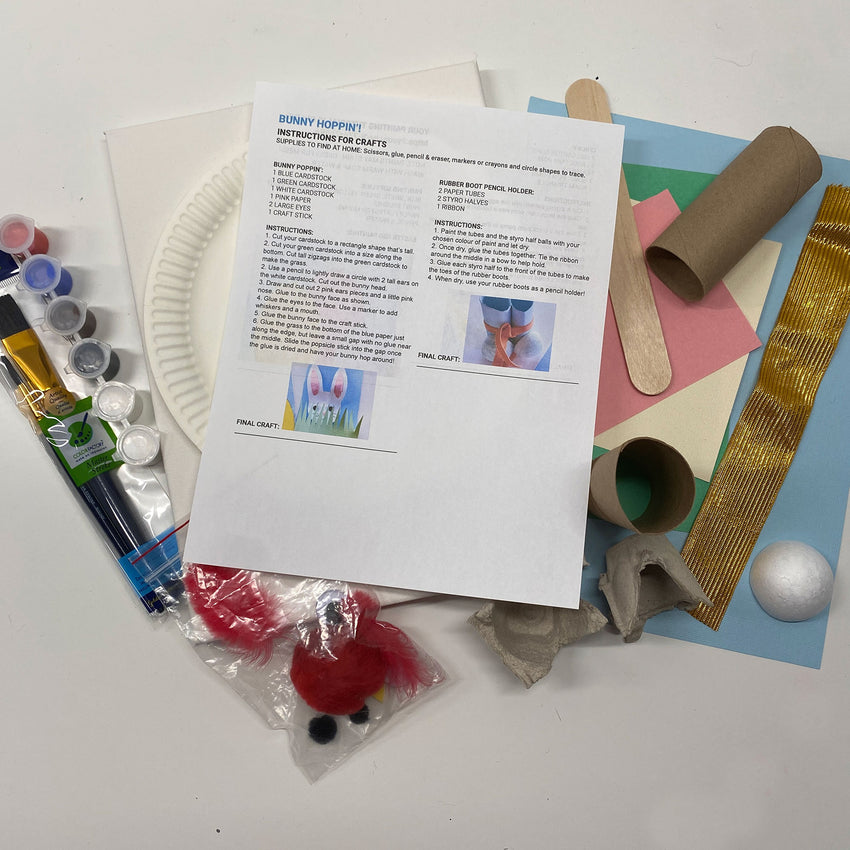 Spring & Easter Keep'em Crafty Kit ~ Ages 6 & Under