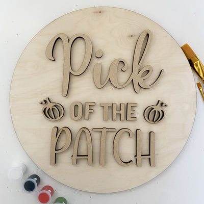 3D Sign Kit - Pick of the Patch - 12