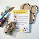 Cat 3D Glasses Holder ~ Paint Kit