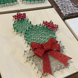 Christmas Cactus String Art
