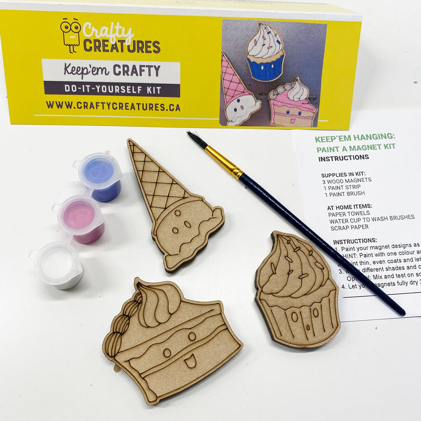 Dessert Magnets Paint Kit ~ Ages 4+