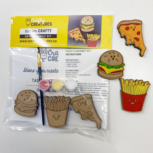 Fave Food Magnets Paint Kit ~ Ages 4+