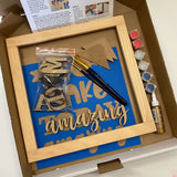 3D Sign Kit - Go Make Today Amazing - 12" x 12"