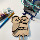 Owl 3D Glasses Holder ~ Paint Kit