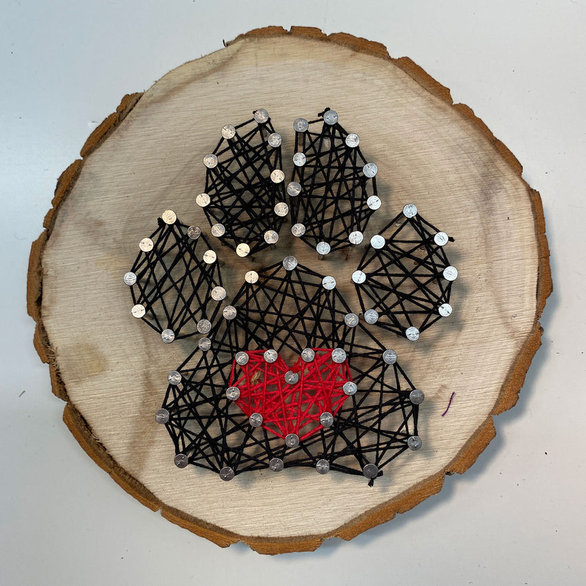 Workshop - String Art Wood Slice